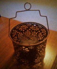 Candle and Basket